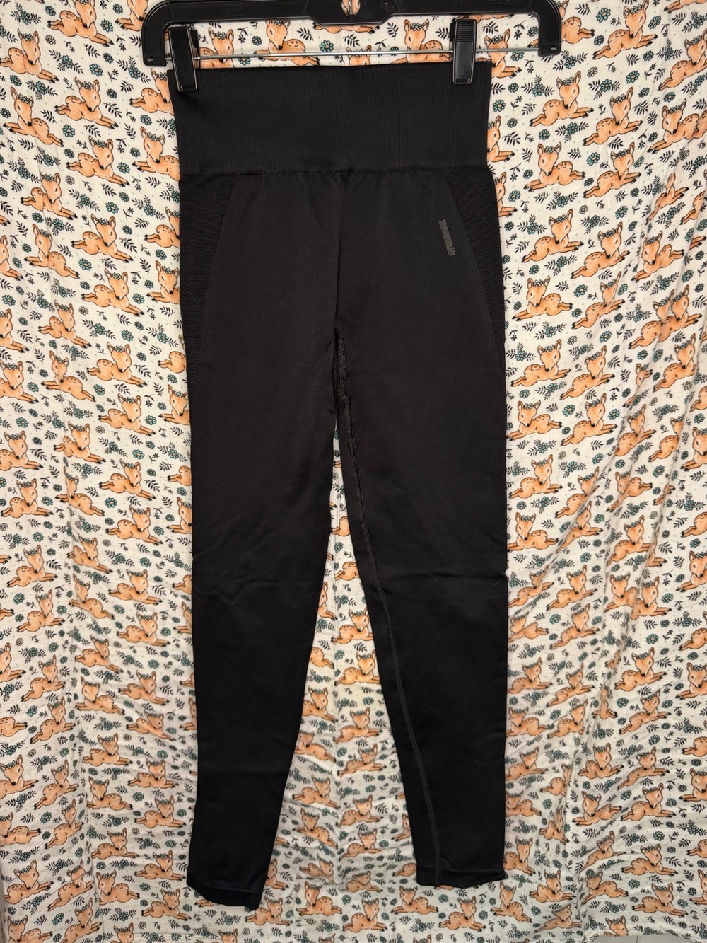 Gymshark Kids Black High-Waist Leggings